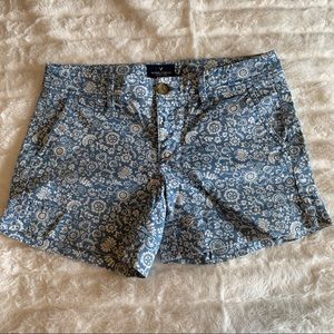 American Eagle Floral Print Shorts